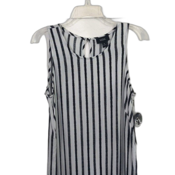 MSK women black/white dress size M, NWT - Picture 2 of 11